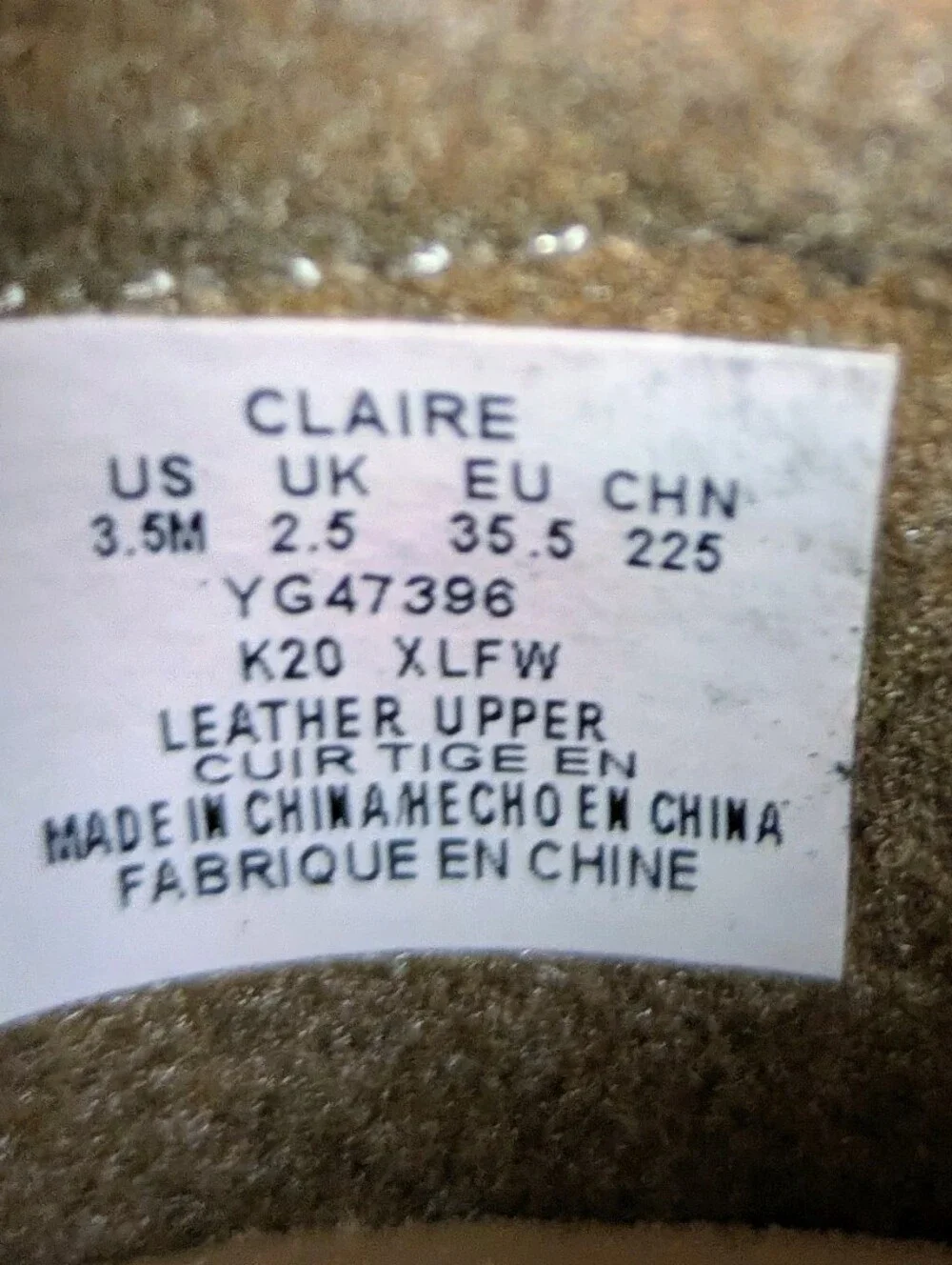 Stride Rite Claire Black Leather Mary Jane Flats Size 3.5